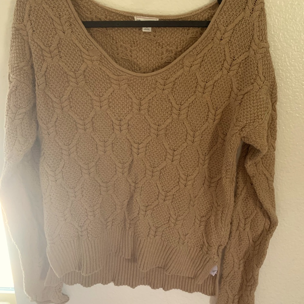 Brown Knit Sweater